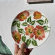 8 Moulin des Loups flower-patterned dinner plates