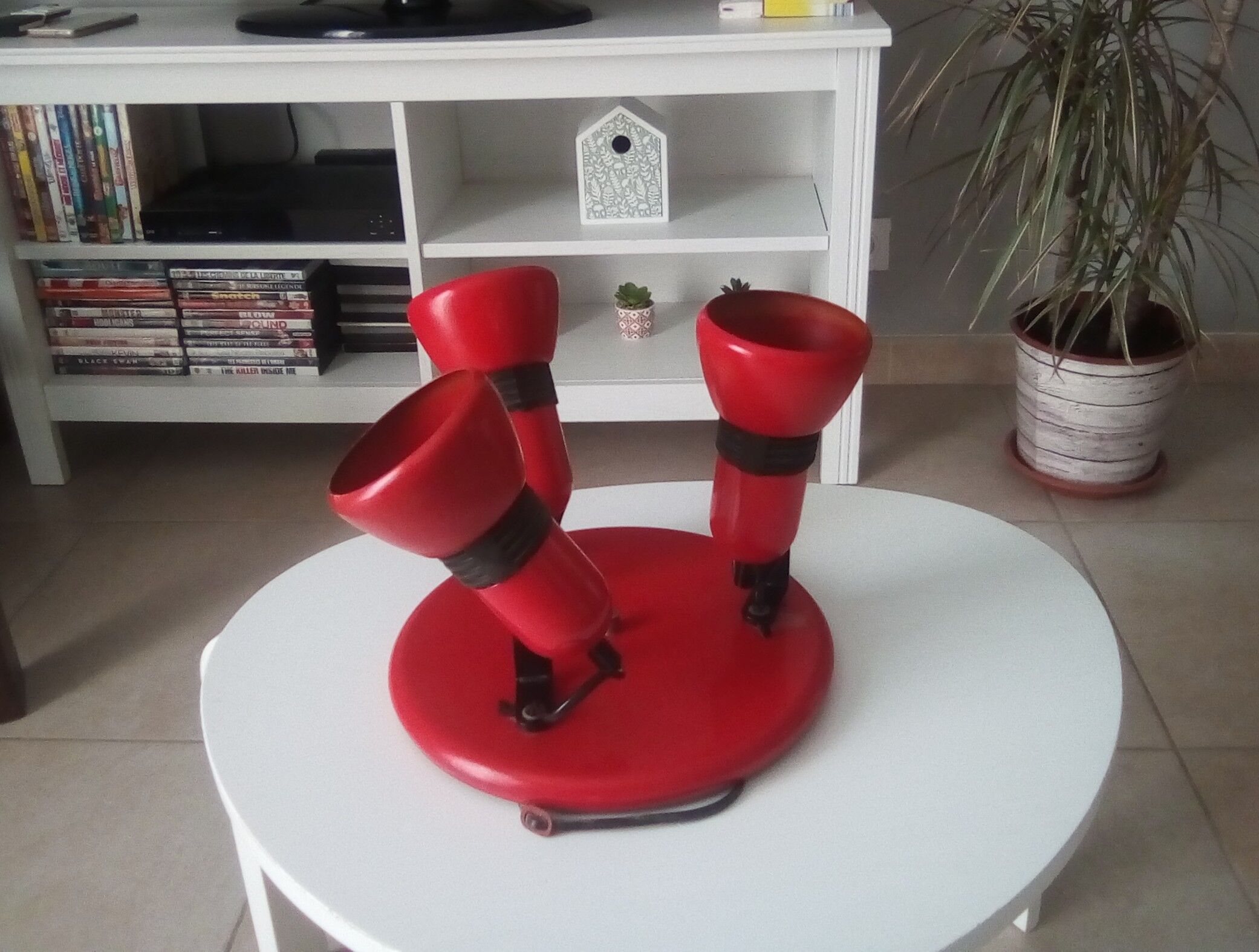 70/80s triple-spot ceiling light