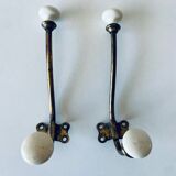 Pair of old coat hooks