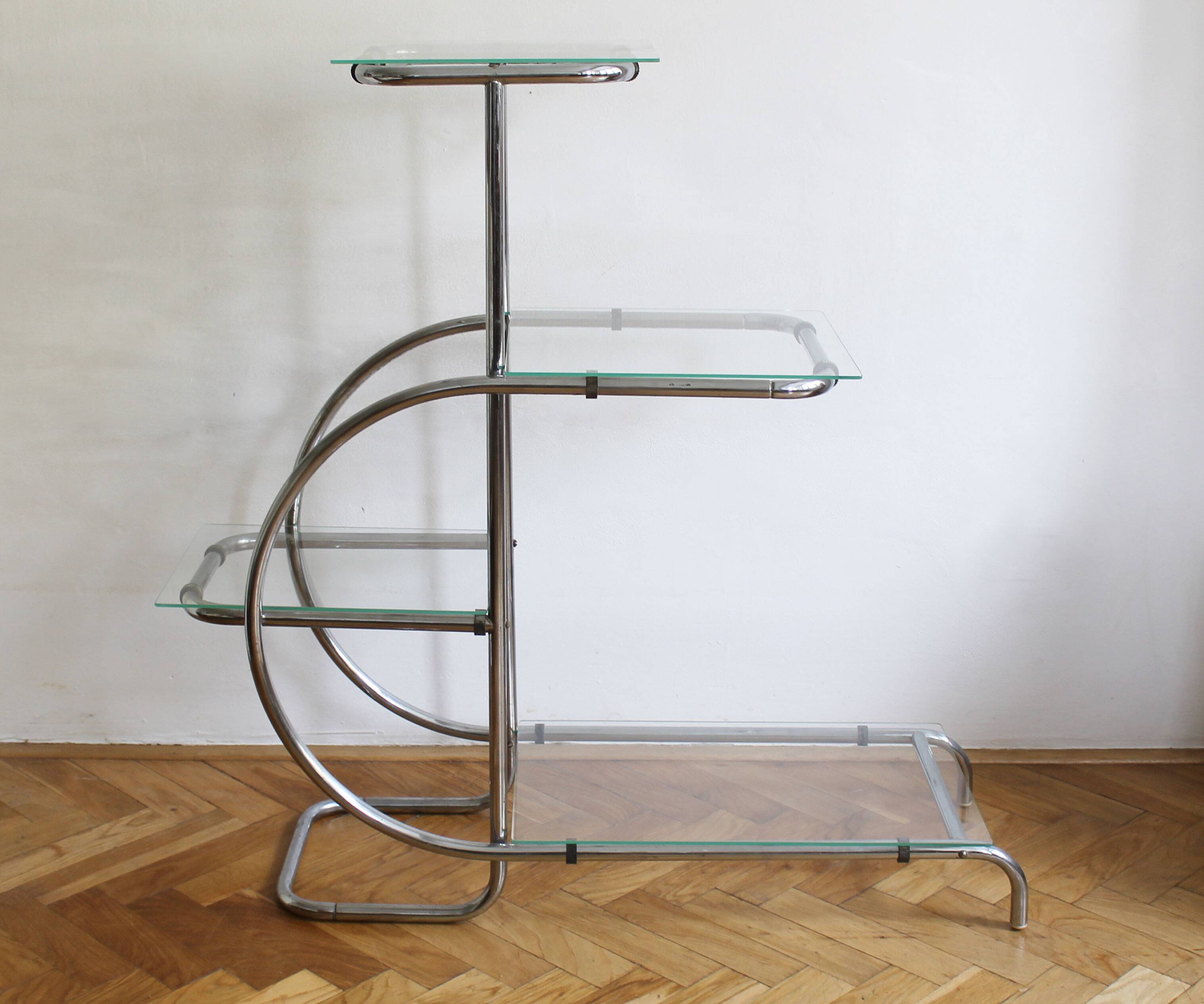 1930's Bauhaus Tubular Flower Stand