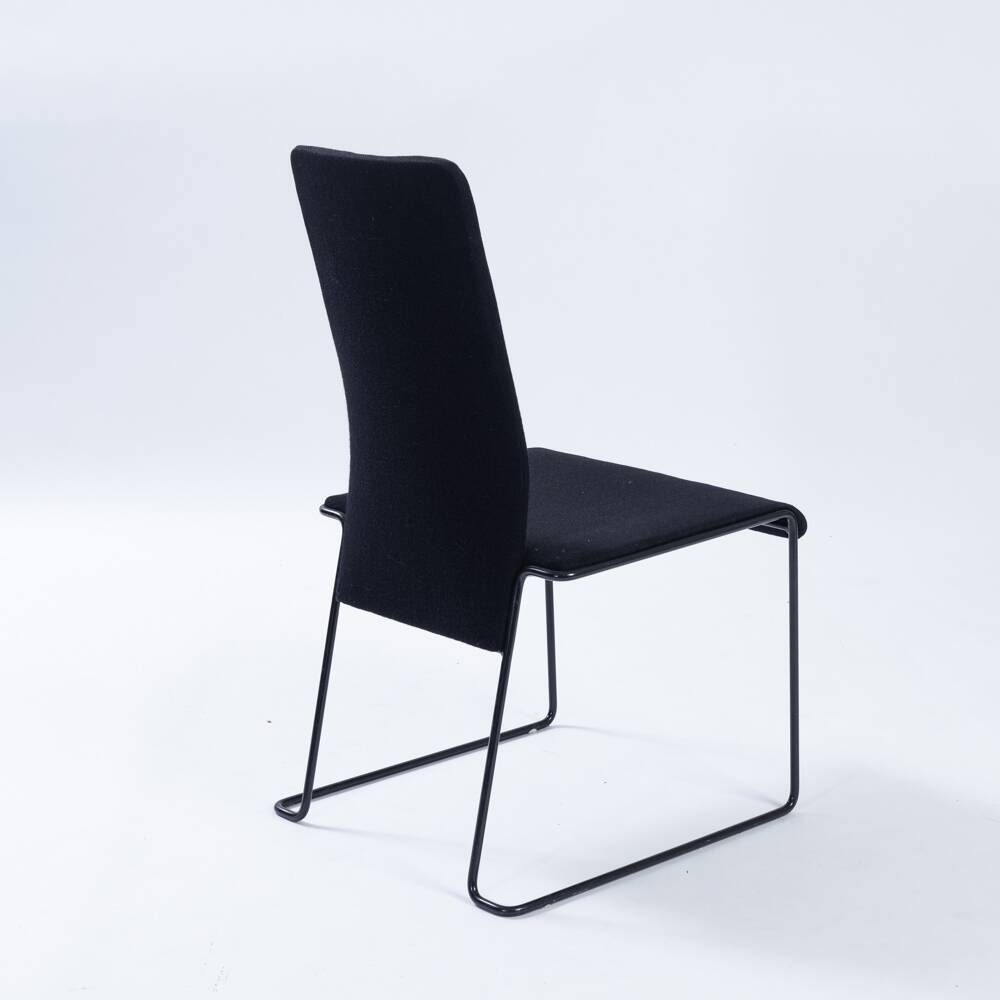 Chaises postmodernes hollandaises Walter Antonis pour Hennie de Jong, années 1980