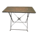 Old French Metal Bistro Folding Table, 1st half 1900s