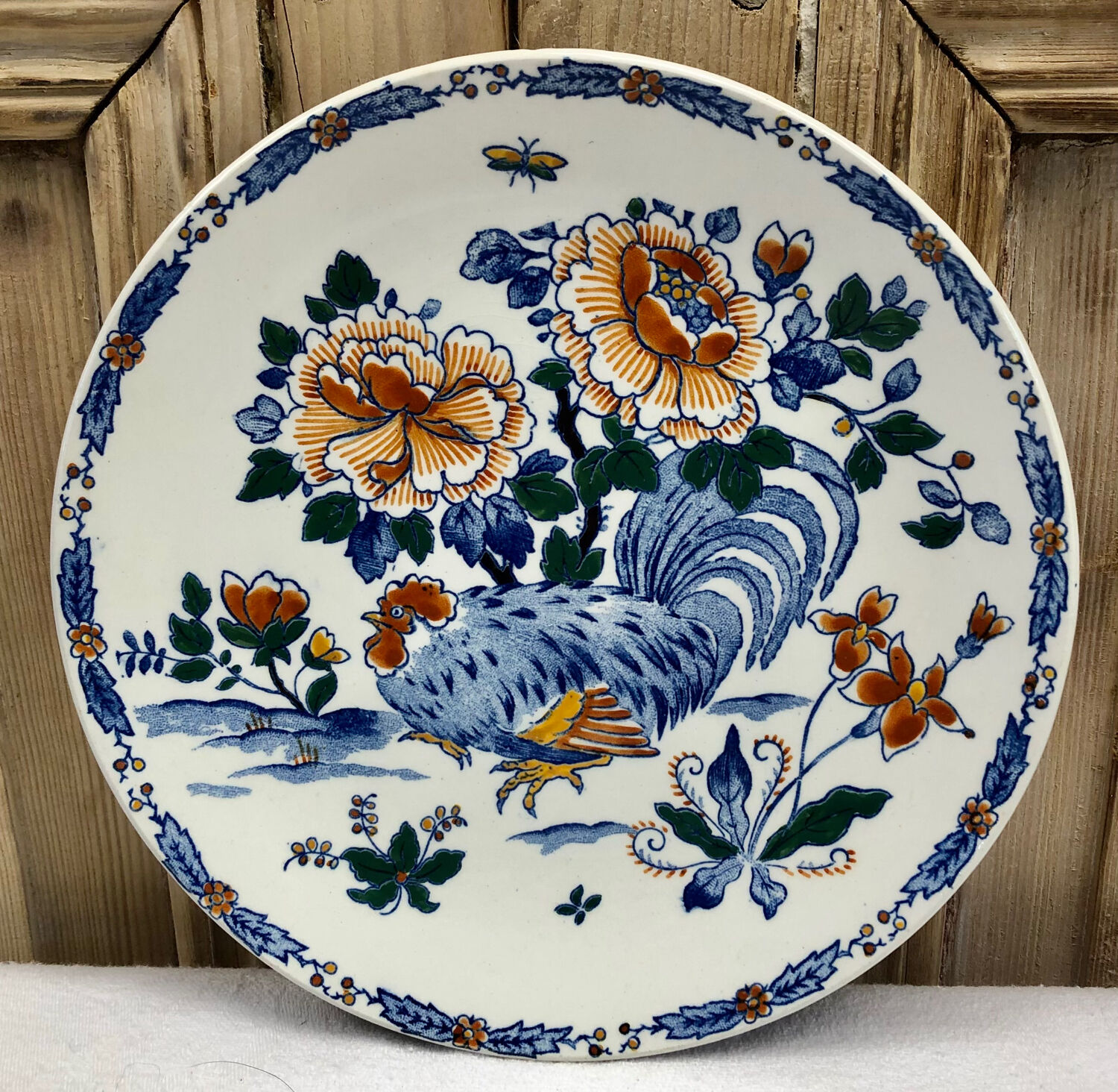 Lot de 6 assiettes à dessert Gien 1938 1960
