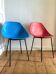 Pair of vintage Pierre Guariche Meurop chairs, antique seating furniture