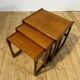 Nested tables Quadrille in teak G Plan, 1960s