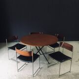 Mid-Century Modern SM08 Dining Chair Set by Cees Braakman for Ums Pastoe, Netherlands, 1960s, Set of 5