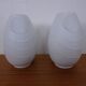 Mid-Century Op Art Vases by M. Frey for Kaiser, Germany, 1960s, Set of 2