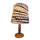 Wood and wool lamp