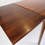 Dining Table With extensions Made In Rosewood By Henning Kjærnulf From 1960s