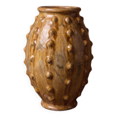 Glazed terracotta reserve jar with bulges