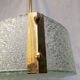 Suspension en verre 70's