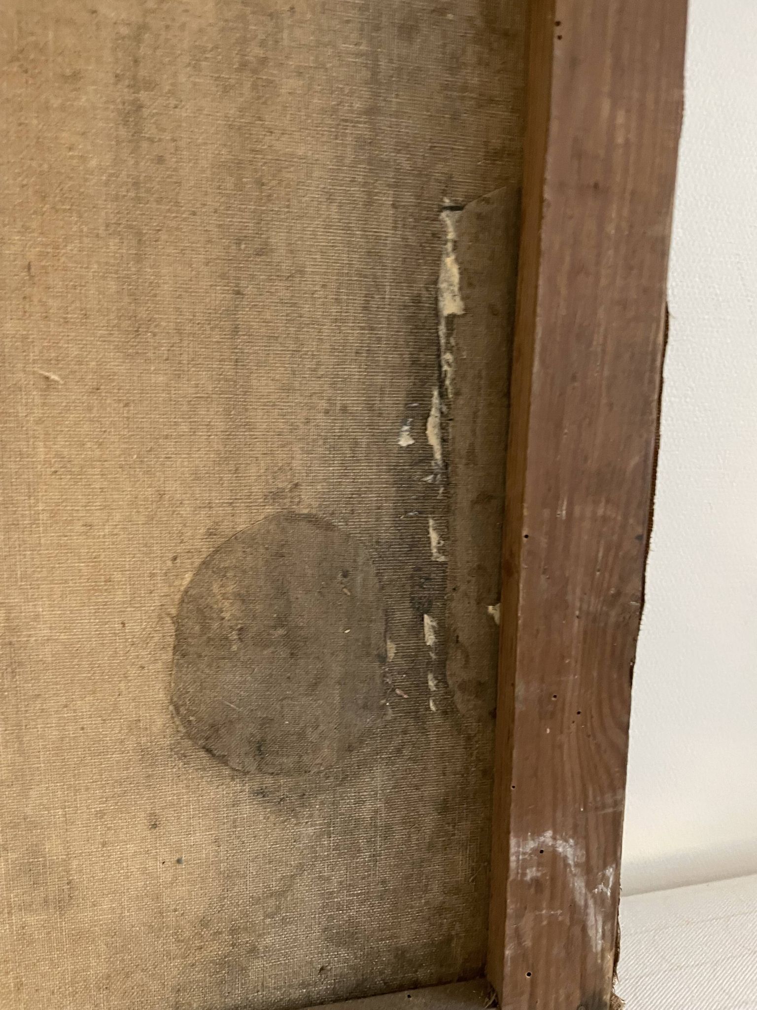 Portrait de femme, Huile sur toile, Th. Lantz