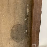 Portrait de femme, Huile sur toile, Th. Lantz