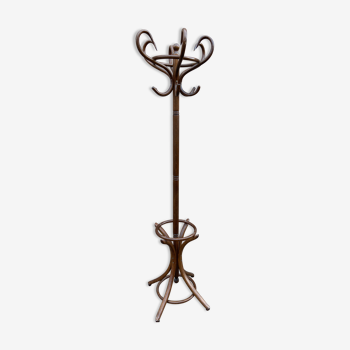 Porte manteaux perroquet bois courbé vintage