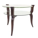 Art Deco glass and mirror table