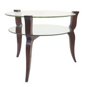 Art Deco glass and mirror table