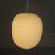 Vintage school lamp with frosted white glass shade, 1950s.