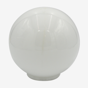 White glass globe
