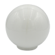 White glass globe