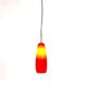 Italian lamp in red opaline - 1970s