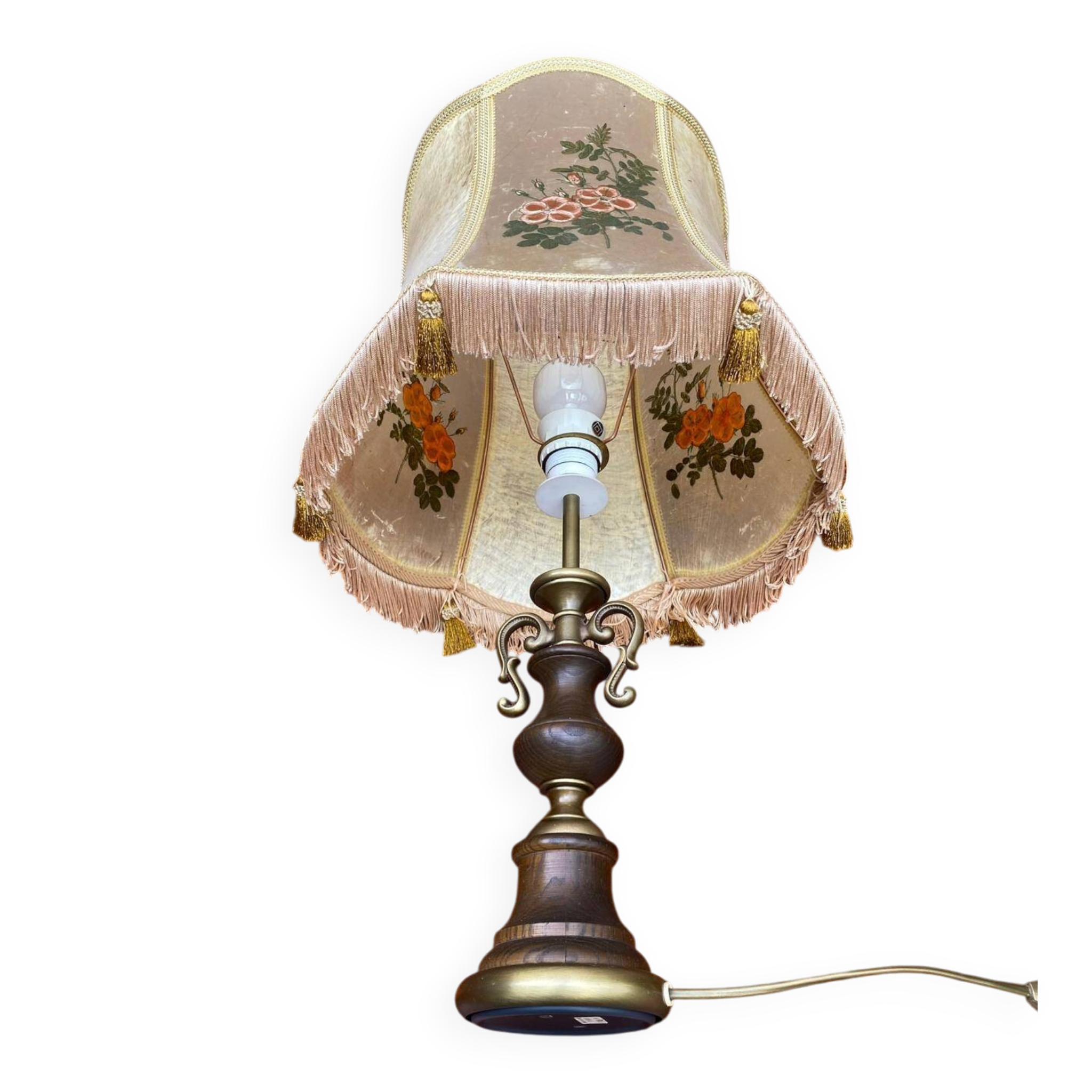 Vintage Kaiser Leuchten gold lamp
