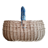 Antique rattan basket
