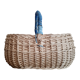 Antique rattan basket