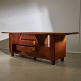 Buffet italien en noyer, Mobil Girgi, années 1970