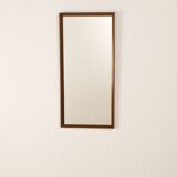 Miroir en palissandre avec épingles en laiton, AM Spejle Danemark, années 1960