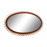 Rattan mirror