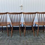 Set of 4 "SH41" Chairs by Yngve Ekström, NESTO Sweden 1960s