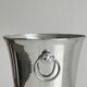 Lightweight silver stainless steel champagne bucket