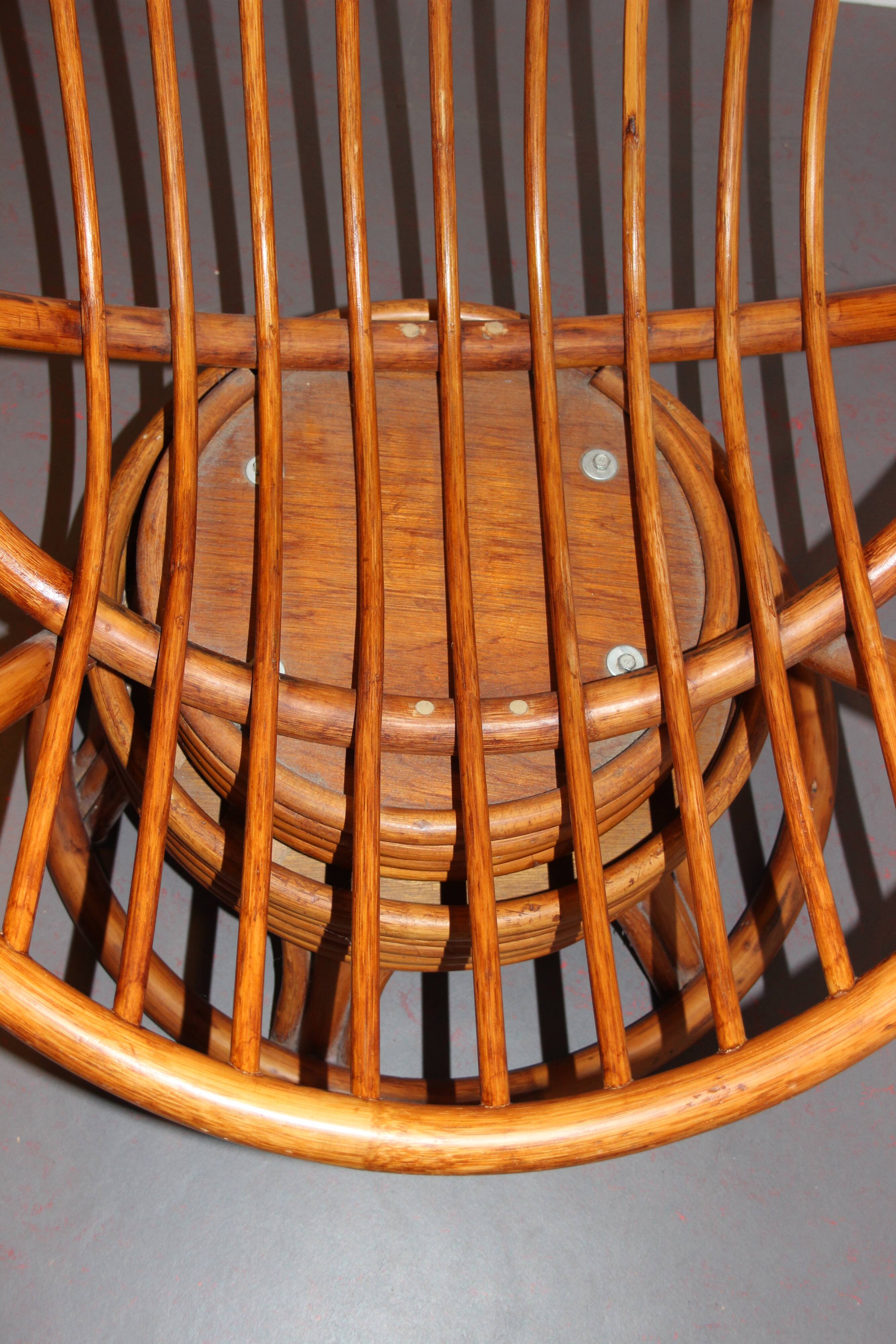 Rattan armchair