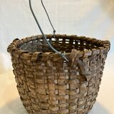 Antique wicker basket