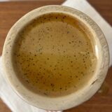 Old stoneware carafe