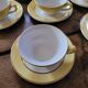 Tasses et soucoupes jaunes – années 50–60
Tasses et soucoupes jaunes –