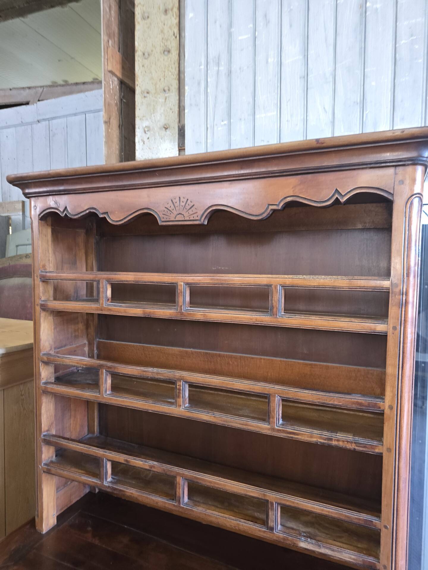Louis XV style sideboard in cherry wood