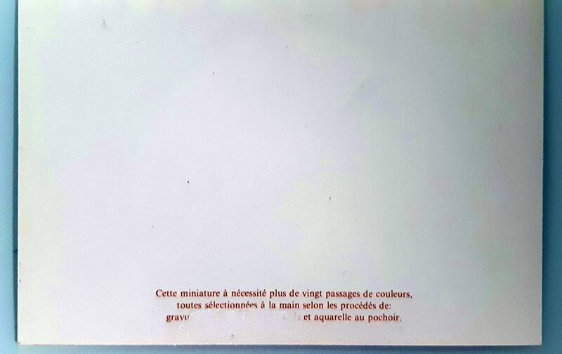 Miniature of the castle of Azay-le-Rideau by Lucy Boucher.