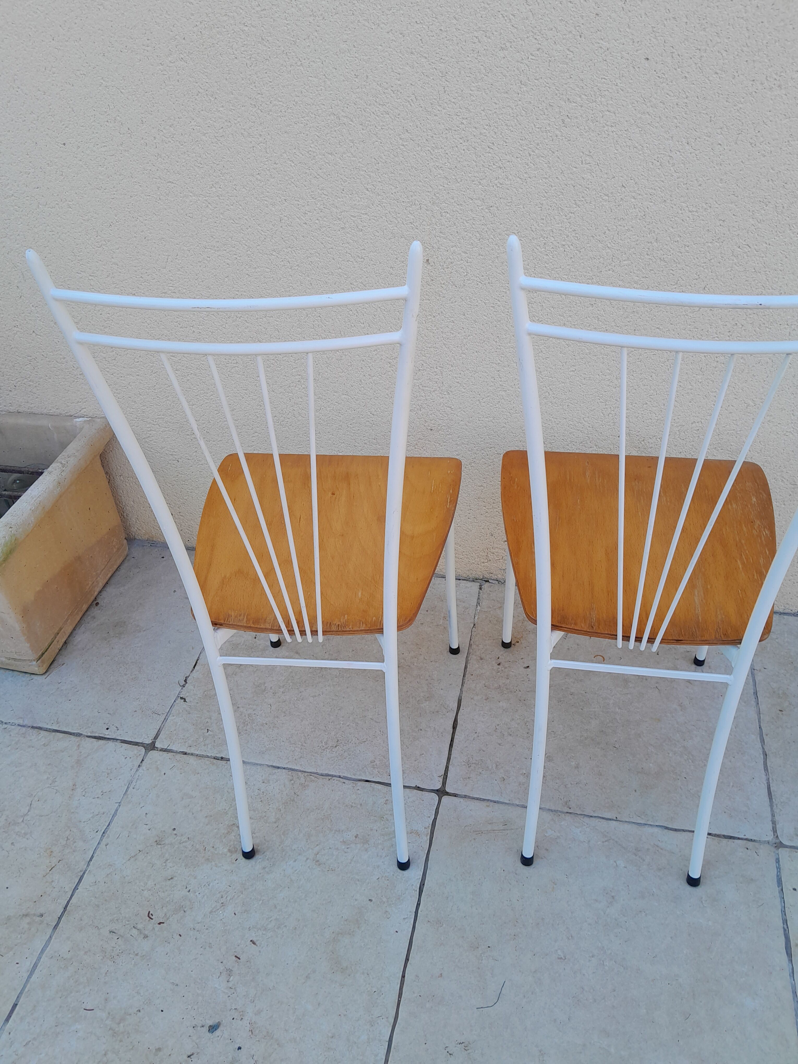 Paire de chaise vintage