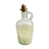 Pichet vert en verre vintage