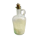 Green pitcher made of vintage glass