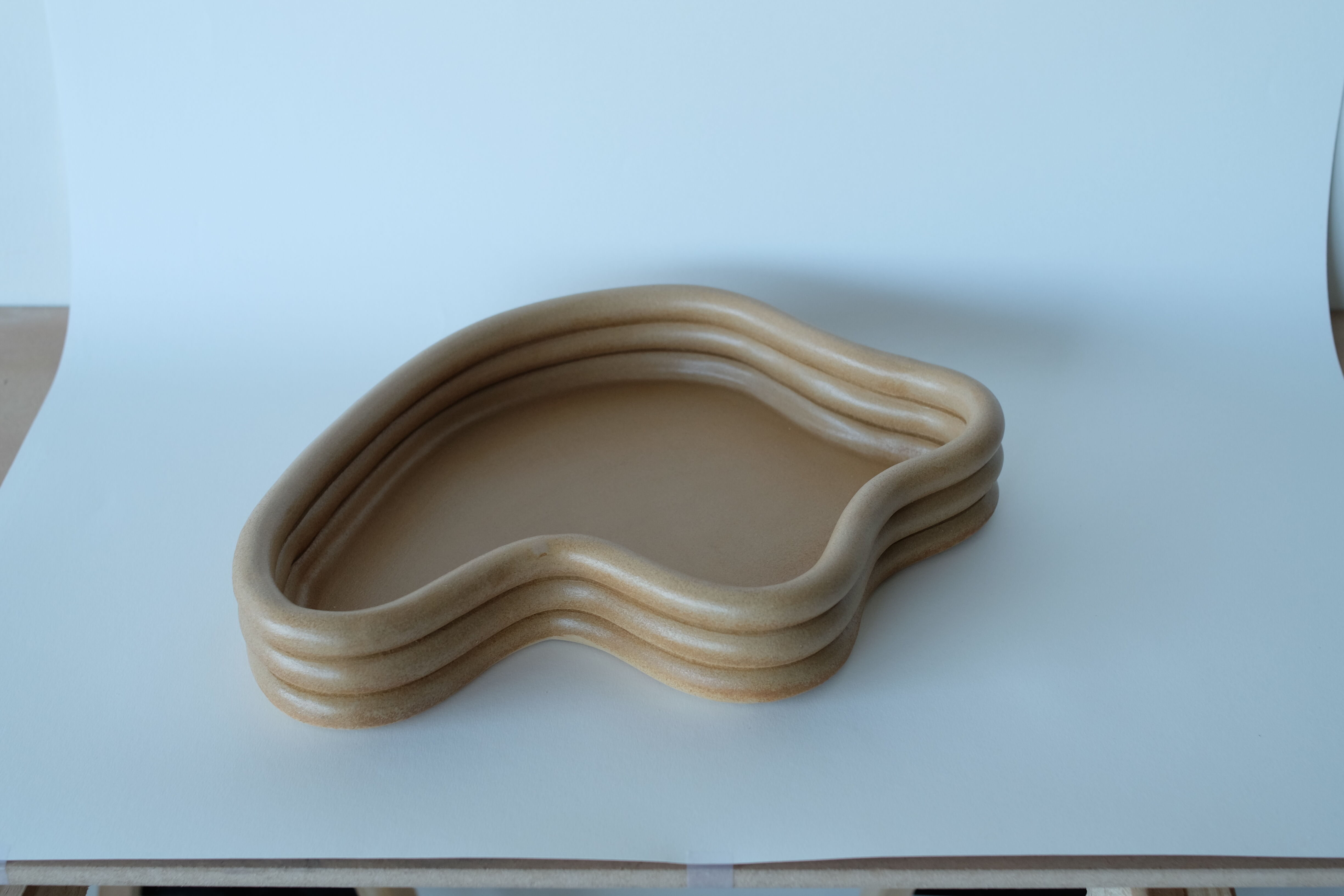 Centerpiece Mother satin coffee - Sophie Parachey