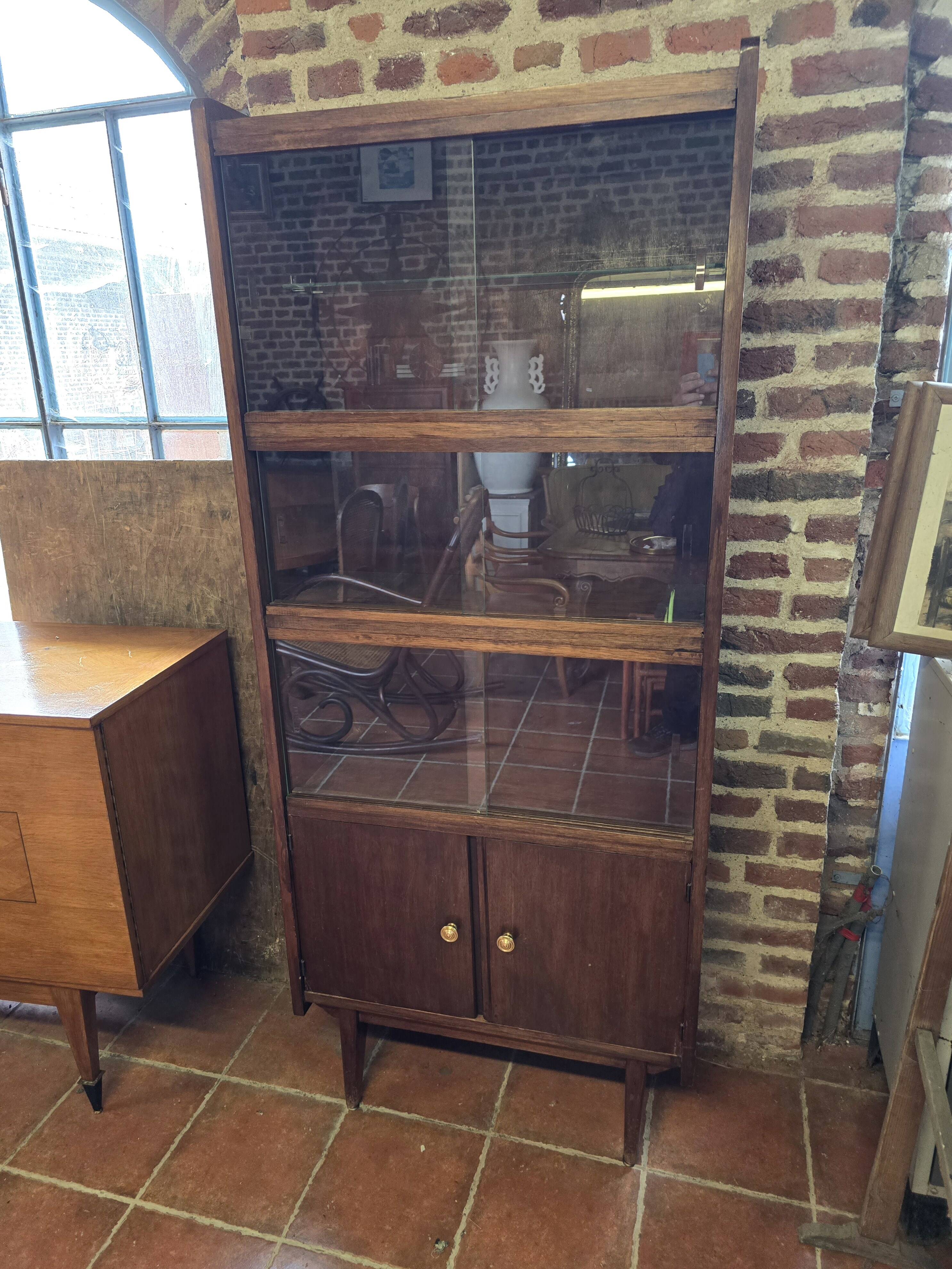 Vintage teak bookcase from the 60s