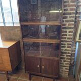 Bibliothèque vintage en teck des années 60