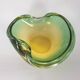 Vintage 1970s Murano glass submerged Italian design emptier tray