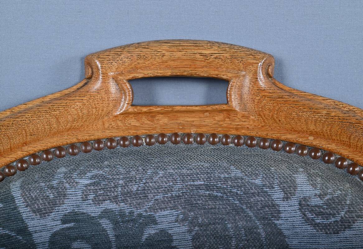 Paire de chaises en chêne, style Louis-Philippe, milieu XXème