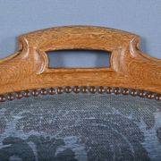 Paire de chaises en chêne, style Louis-Philippe, milieu XXème