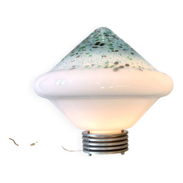 Grande lampe Murano Fratelli Toso - Étiquette originale - Space Age