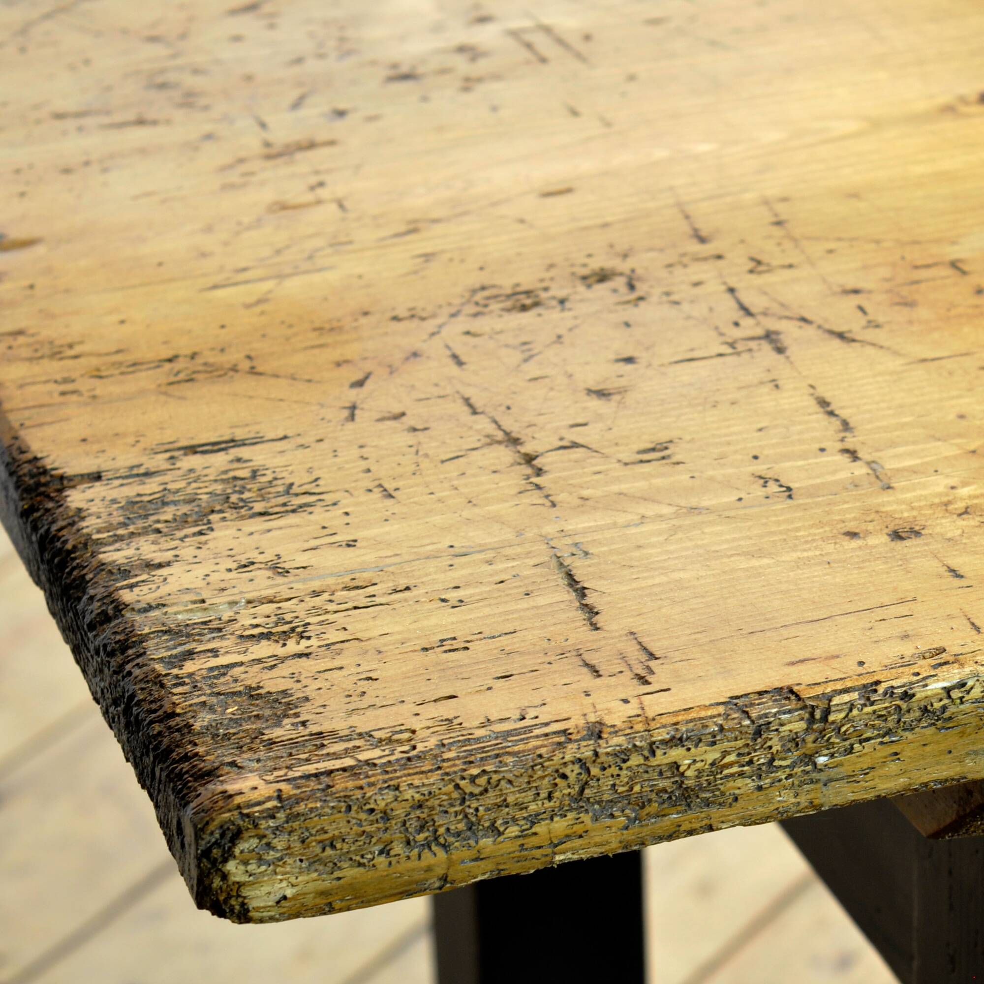 Pine kitchen/ prep table , circa 1920