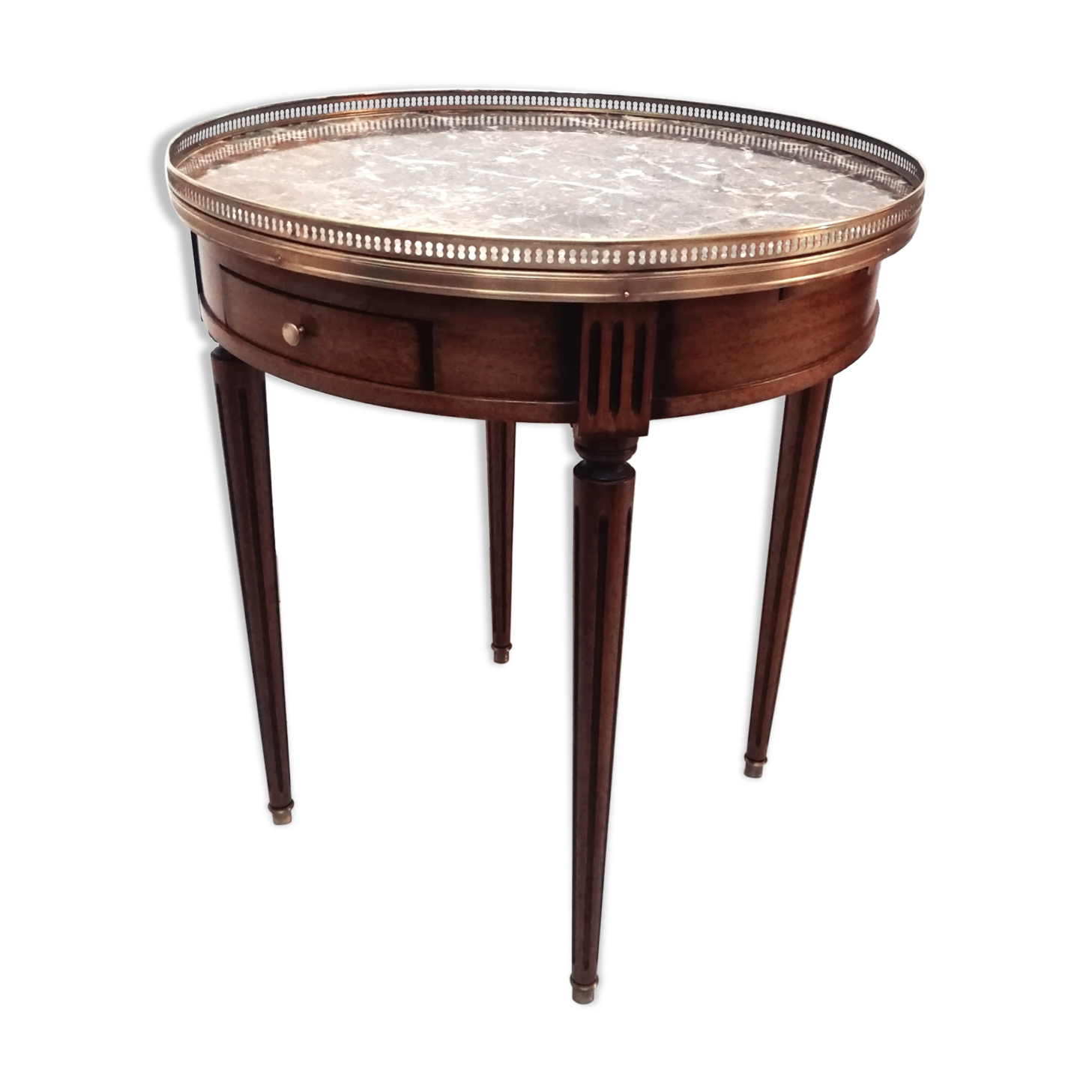 Louis XVI style hot water bottle table in cherry tree